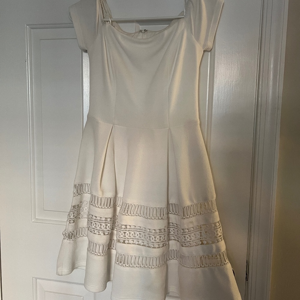 White Off the Shoulder Dress
